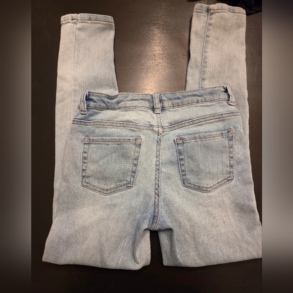 Girls Stylish Light Blue Jeans - Picture 6 of 6